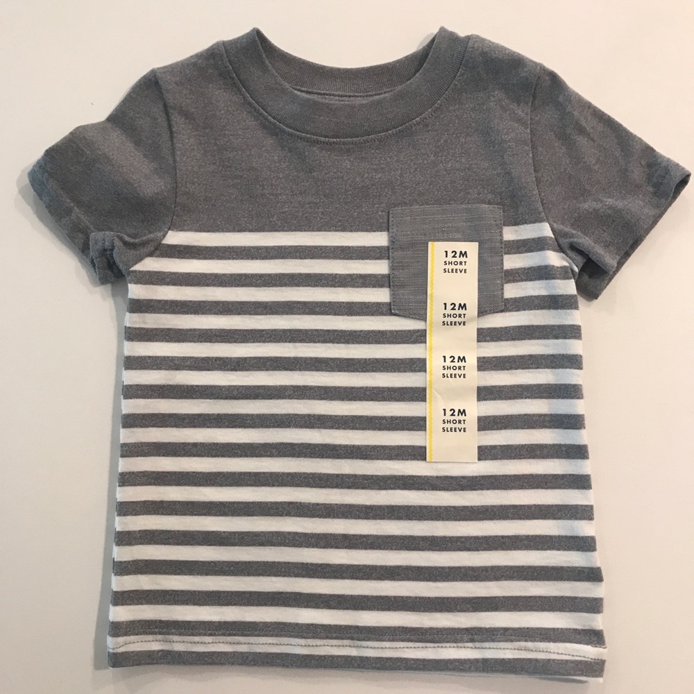 NWT Cat & Jack striped tee